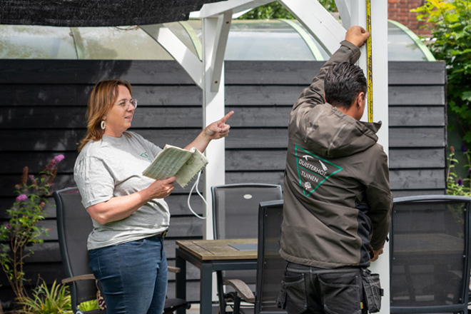 duisterhof tuinontwerp Werkwijze
